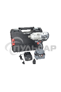 Аккумуляторный гайковерт бесщеточный ударный ProfiPower T-2000N (Li-ion-1шт, 6.0А·ч, 2000Нм, адаптер переходника, З/У, в кейсе)