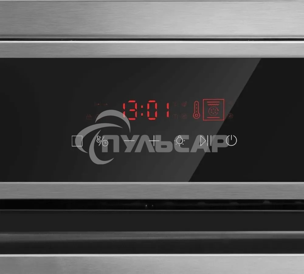 Плита электрическая Maunfeld MEC611CS10TD серебристый, конфорок 4 шт, духовка 59 л, 60 см x 85 см x 63 см