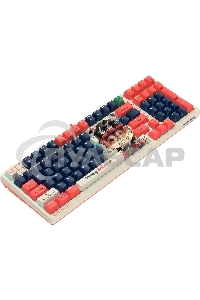 Клавиатура проводная A4Tech Bloody AT98 Proxy Boom USB бежевый/красный