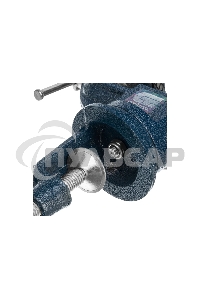 Тиски СИБРТЕХ 18672слесарные настольные поворотные ширина рабочихгубок 65мм наковальня