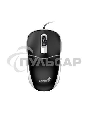 Мышь проводная Genius DX-111 черно-серый, 1200 dpi, USB, кнопки - 3