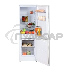 Холодильник Бирюса 418 белый двухкамерный 125/55л морозилка снизу