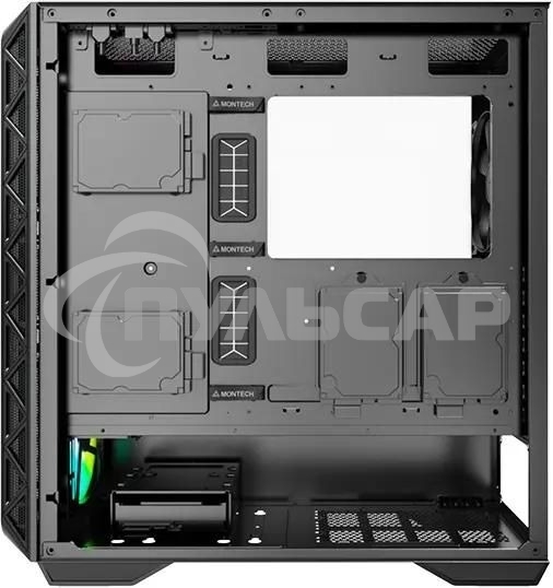 Компьютерный корпус Montech AIR 903 MAX черный без БП ATX 3x140мм 2xUSB3.0 1xUSB3.1 audio bott PSU