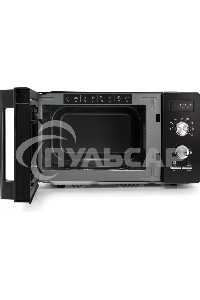 Микроволновая печь Gorenje MO20A3BH черный, 20 л, 800 Вт, переключатели - поворотный механизм/кнопки