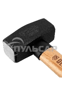 Кувалда Denzel 2000 г, кованая головка, буковая рукоятка