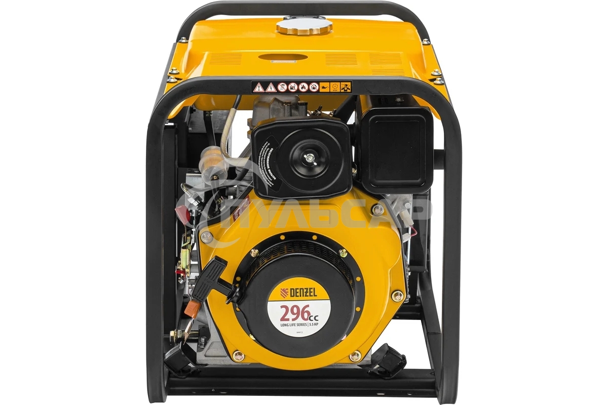 Электрогенератор дизельный Denzel DES-32E, 3.2 кВт, 110 дБ, 78.9 кг