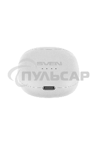 Наушники беспроводные внутриканальные с микрофоном SVEN E-727BT белый Bluetooth