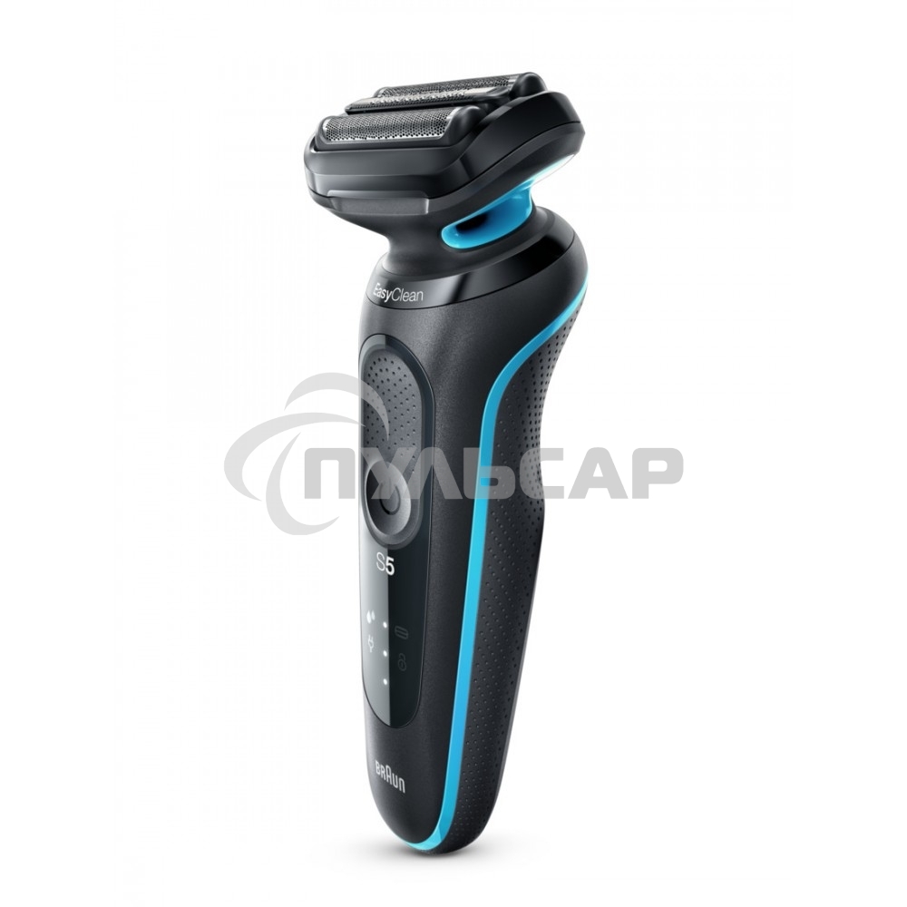 Электробритва Braun 51-M1000s черный/голубой