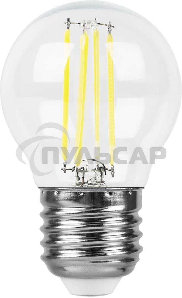 Лампа светодиодная Feron LB-61 (25582) филаментная 5W 230V E27 4000K
