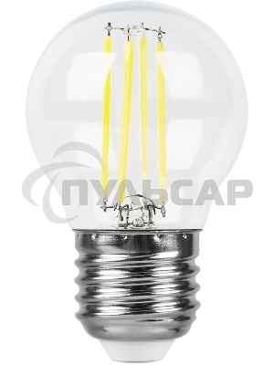 Лампа светодиодная Feron LB-61 (25582) филаментная 5W 230V E27 4000K