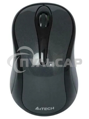 Мышь беспроводная A4Tech G3-280A серый/черный, 1200 dpi, радиоканал, USB, кнопки - 3