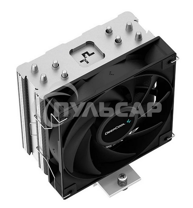 Кулер для процессора DEEPCOOL AG400 черный, 120 мм, алюминий/медь, 2000 об/мин, 31.6 дБ, 4 pin, 220 Вт, 150 мм