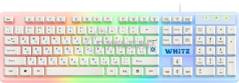 Клавиатура проводная Defender GK-172, USB, белый
