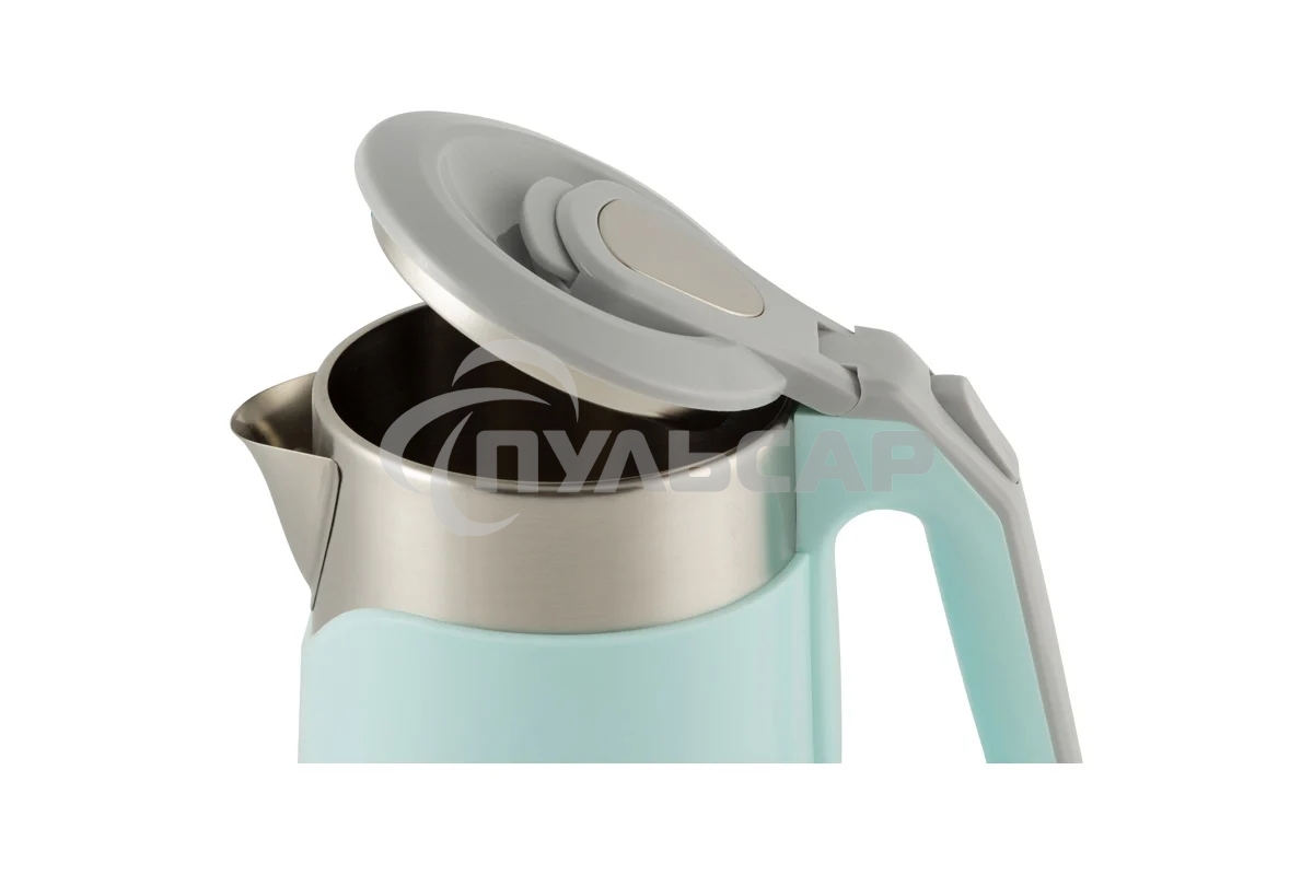 Чайник электрический Homestar HS-1019 1,8 л стальной, голубой