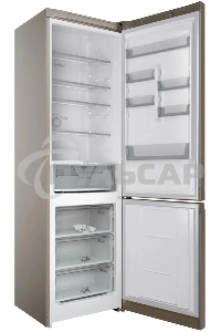 Холодильник Hotpoint HT 6200 BZ бронзовый двухкамерный 240/83л морозилка снизу, No Frost