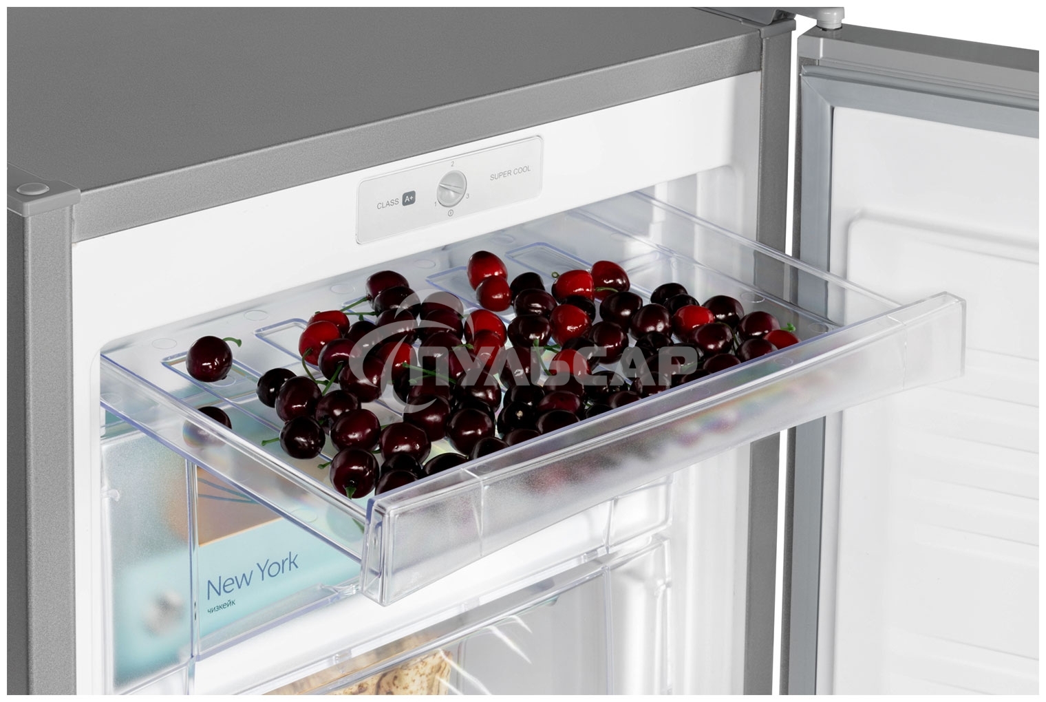 Морозильная камера Nordfrost DF 260NF SAP, серебристый, 75 л, 3 ящика