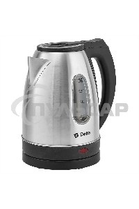 Чайник электрический DELTA DL-1114 нерж. с серым