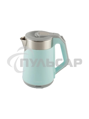 Чайник электрический Homestar HS-1019 1,8 л стальной, голубой