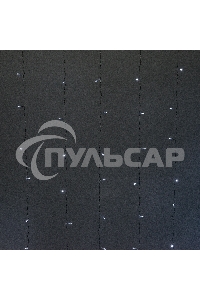 Гирлянда светод. Funray Занавес CL-320W, 3*2,5м,320LED,хол.белый,прозрачный шн. 2,5м,220в,IP20,контр