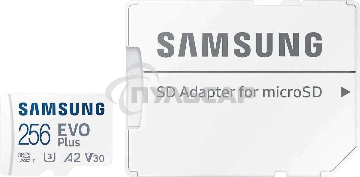Флеш карта Samsung EVO Plus microSDXC 256Gb MB-MC256KA/EU