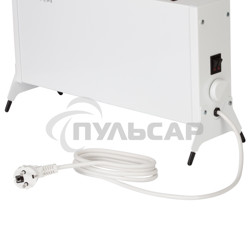 Конвектор СОКОЛ Такса 60-0121, белый, 1000 Вт, 15 м2, механический термостат