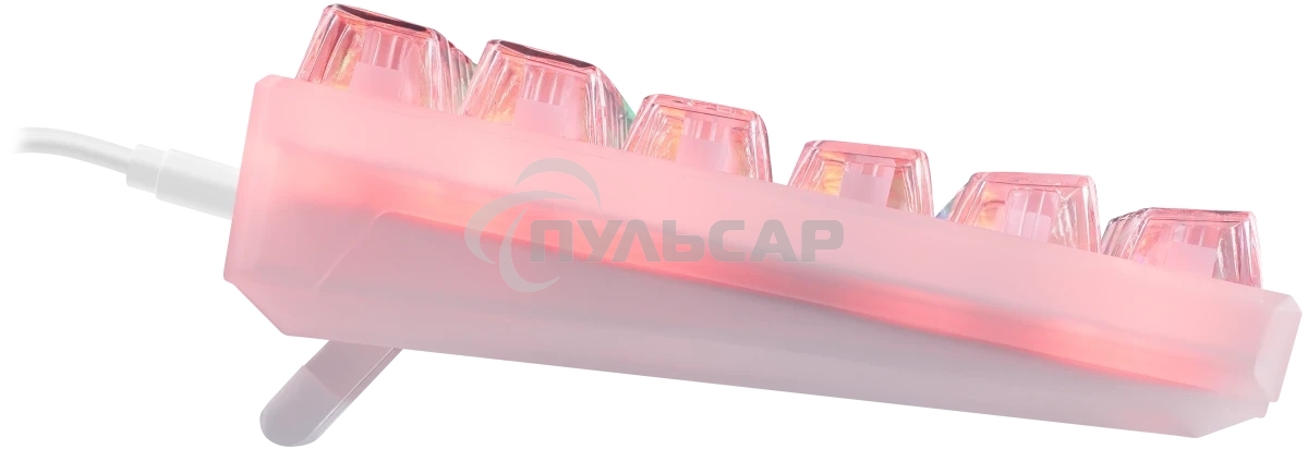 Клавиатура проводная механическая Defender Orios GK-149 RU,прозрач,100кн+FN,радуж,1.5м_1