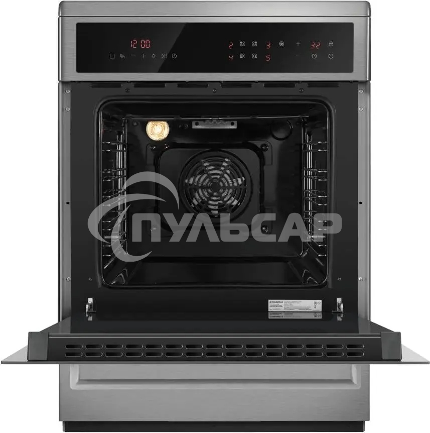 Плита электрическая Maunfeld MEC611CS10TD серебристый, конфорок 4 шт, духовка 59 л, 60 см x 85 см x 63 см