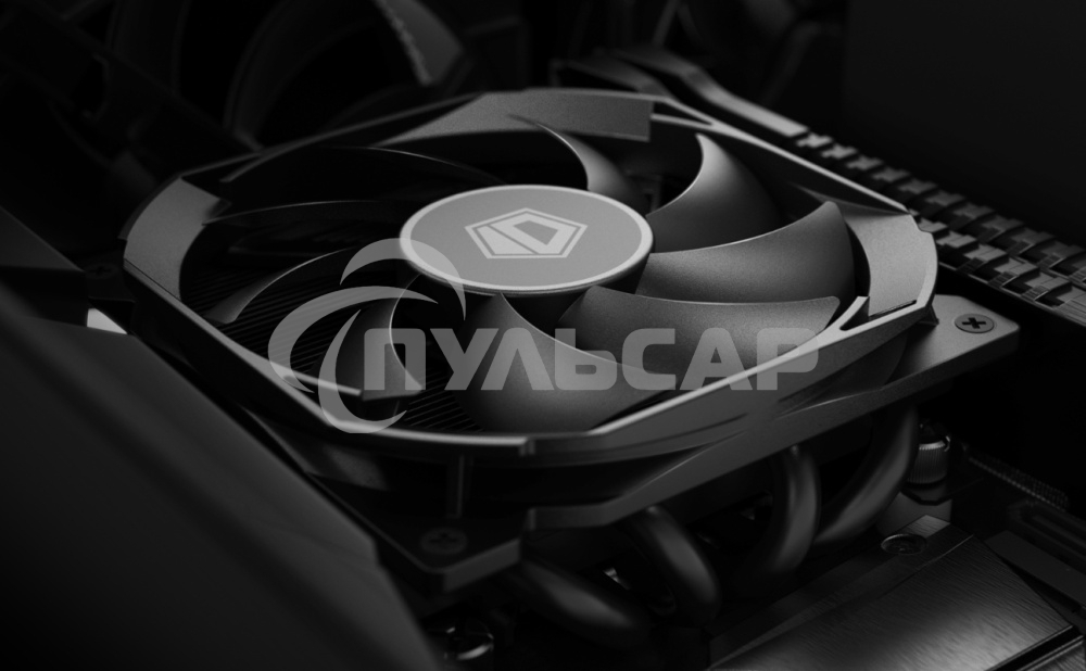Кулер для процессора ID-COOLING IS-37-XT BLACK черный 92мм алюминий/медь 3600rpm 36db 4-pin 95W 37мм