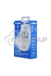 Наушники беспроводные внутриканальные с микрофоном SVEN E-727BT белый Bluetooth