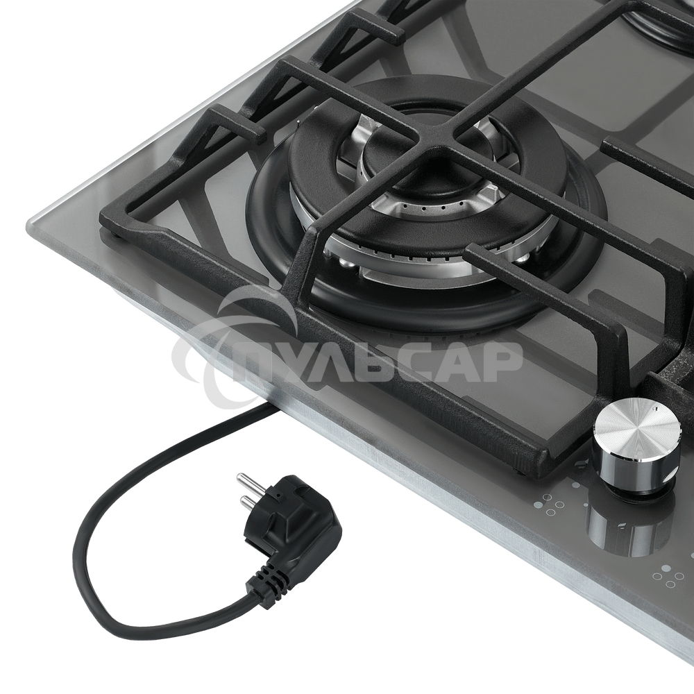 Газовая варочная панель Maunfeld EGHG.64.63CLGR/G серый