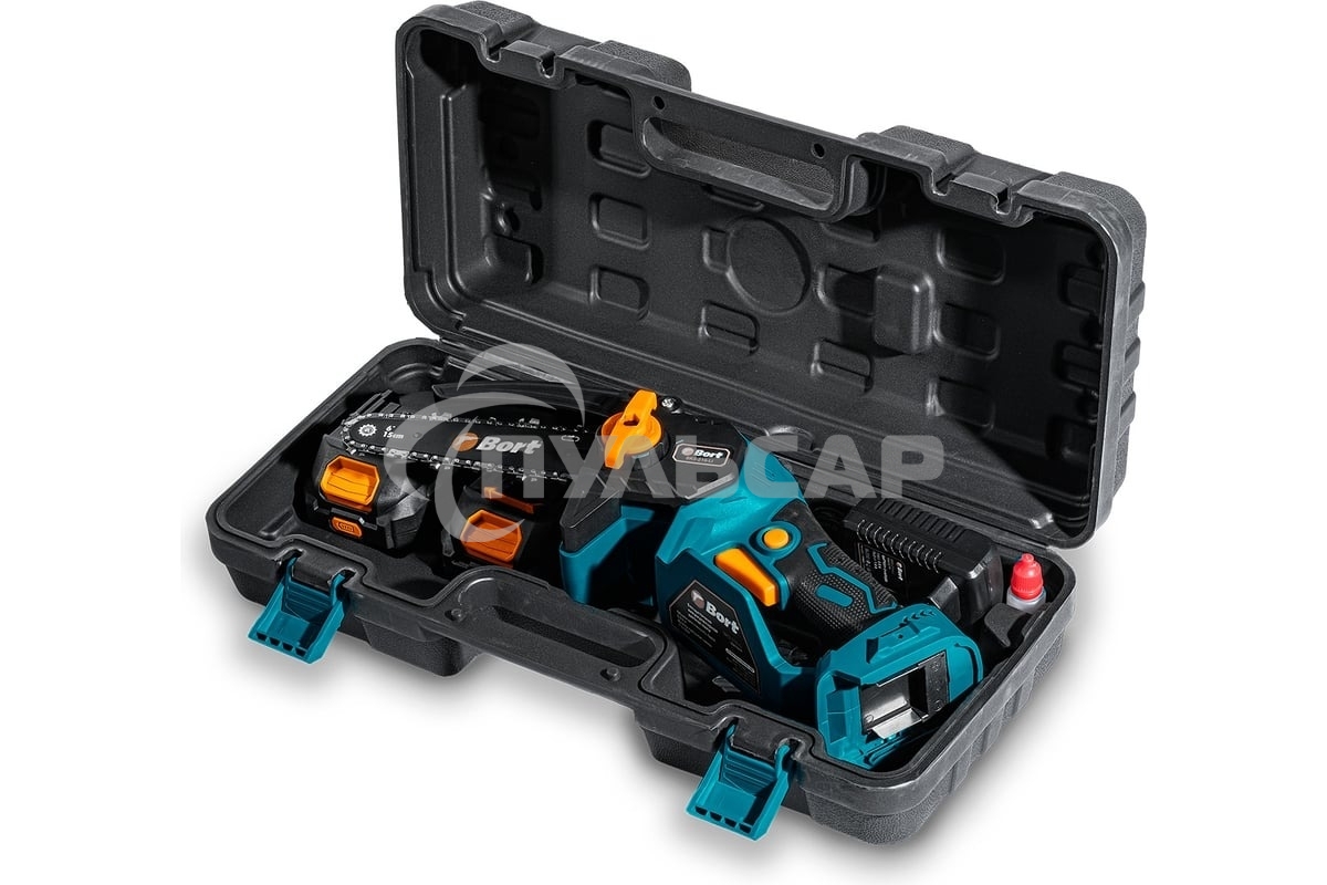 Пила цепная аккумуляторная Bort BKS-216-Li (2 АКБ + ЗУ)