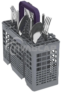 Посудомоечная машина Beko DVS050R01W, белая, 44.8 см, 10 компл., 49 дБ, класс A