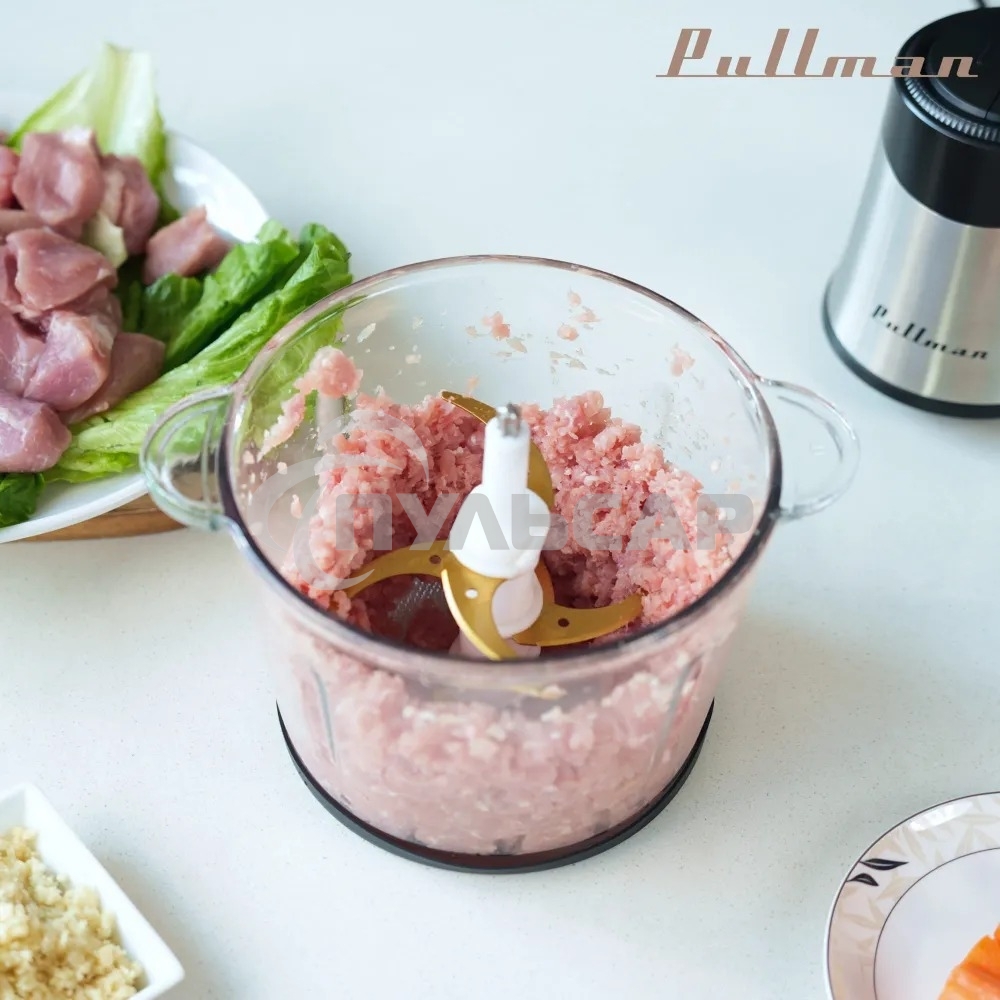 Измельчитель электрический Pullman PL-320, 1000Вт, 6 лезвий, стеклянная чаша 3 л