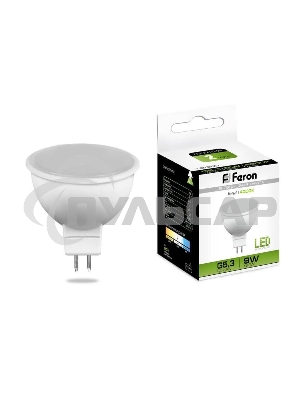 Лампа светодиодная Feron LB-560 9W 230V G5.3 4000K MR16