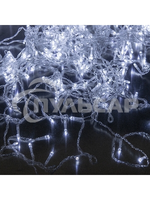Гирлянда светод. Funray Занавес CL-320W, 3*2,5м,320LED,хол.белый,прозрачный шн. 2,5м,220в,IP20,контр