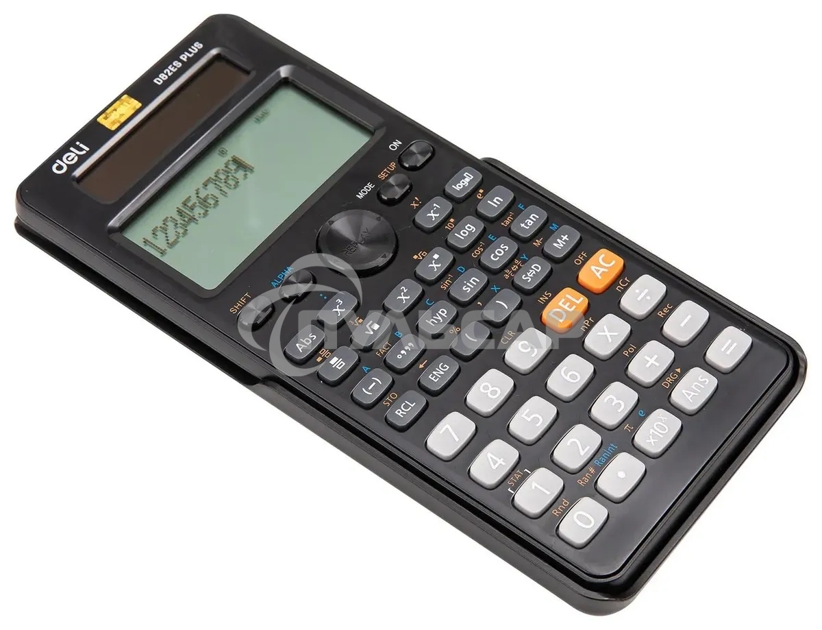 Калькулятор научный Deli ED82ES черный 10+2-разр.