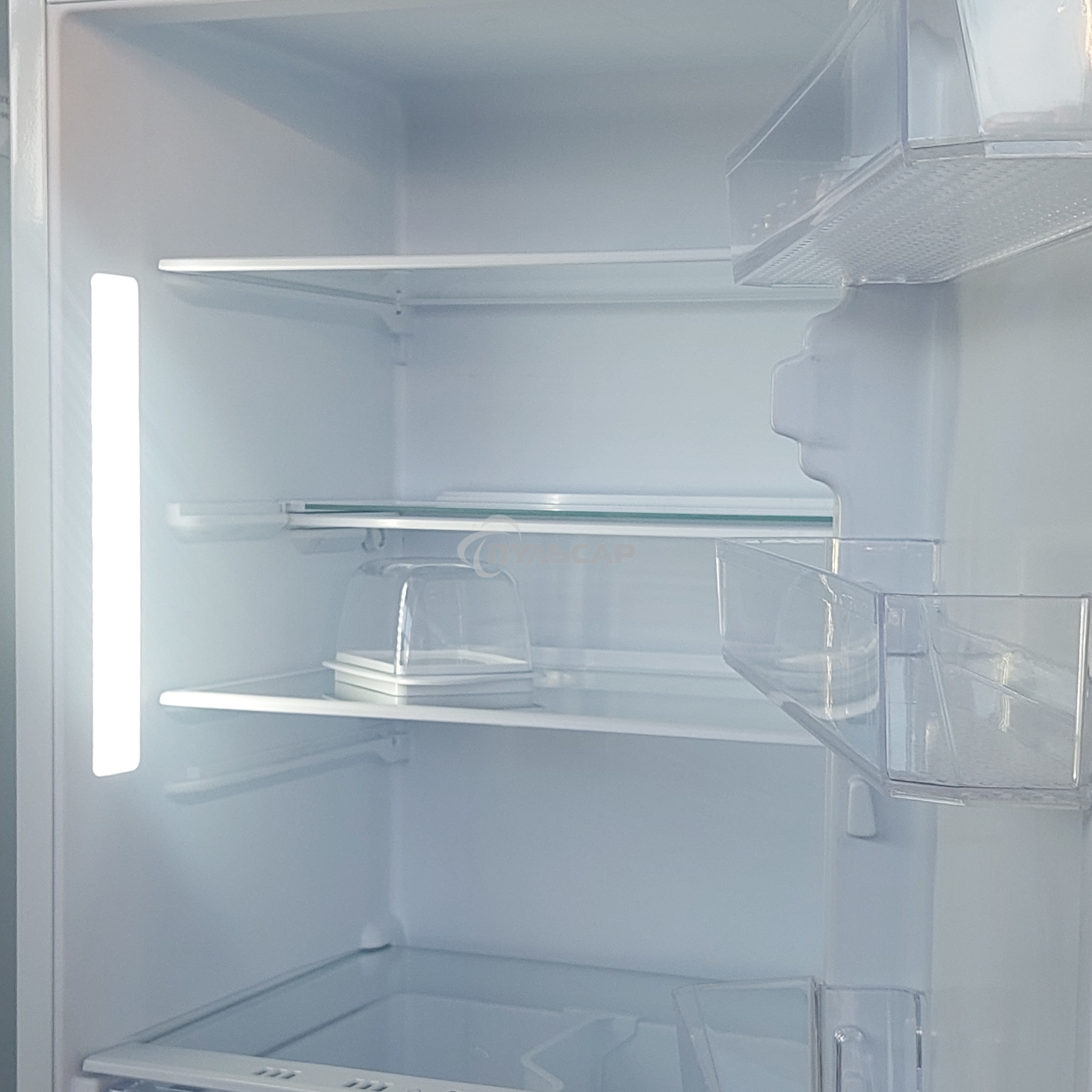 Холодильник Бирюса Б-W6135 матовый графит двухкамерный 240/60л морозилка сверху, автоматическое оттаивание