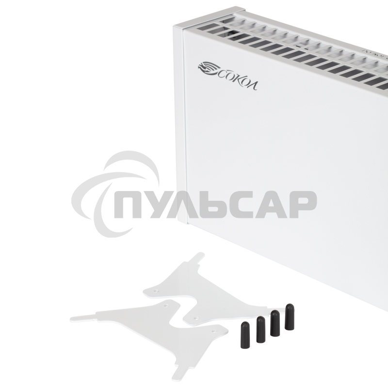 Конвектор СОКОЛ Такса 60-0121, белый, 1000 Вт, 15 м2, механический термостат