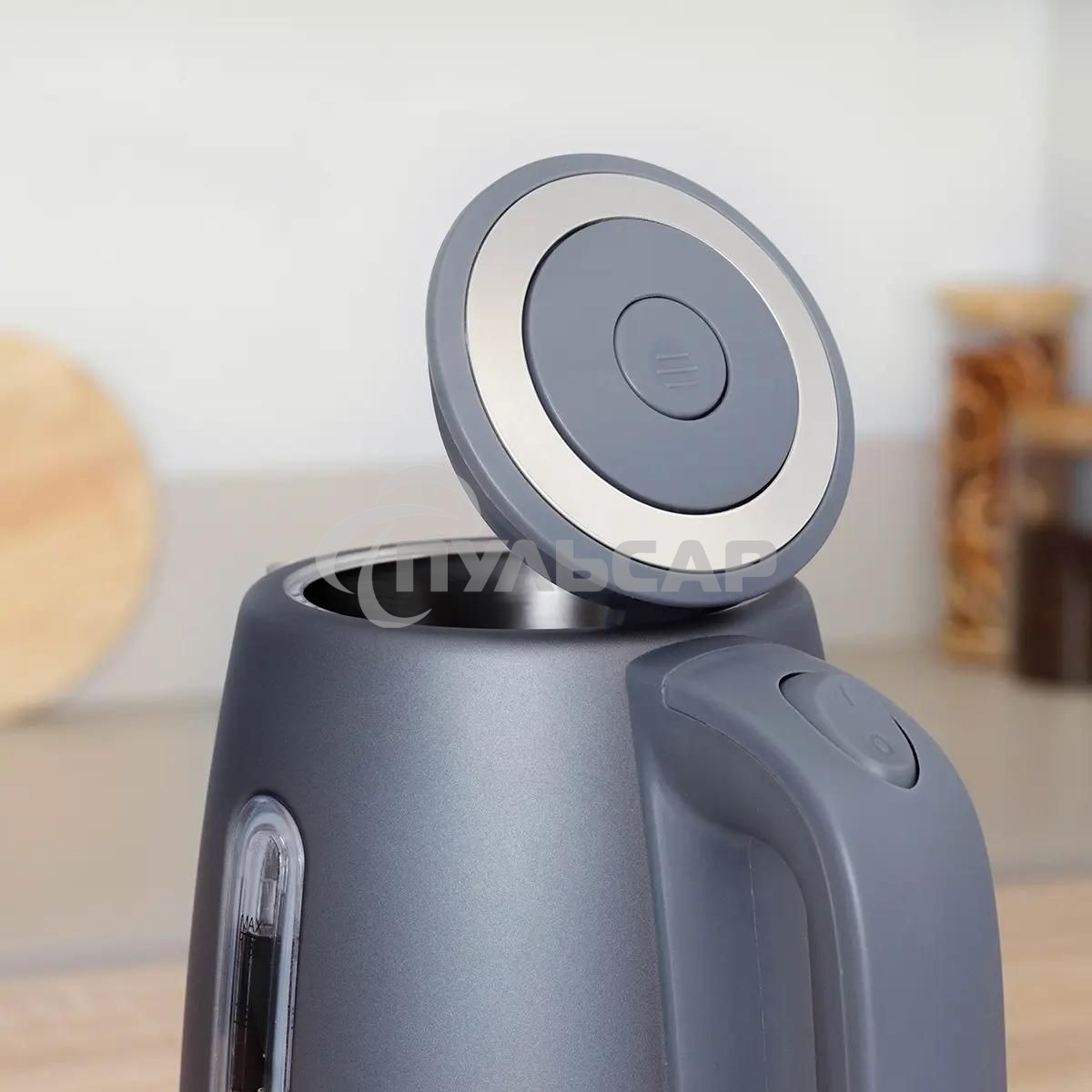 Чайник электрический Scarlett SC-EK21S42 1.8л. 1800Вт графит корпус: пластик