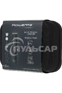 Триммер Rowenta Selectium TN9464E0 черный/хром (насадок в компл:16шт)