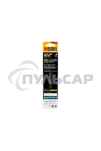 Сверло спиральное по металлу Denzel 4 х 119 мм, Р6М5, Golden Tip, удлиненное