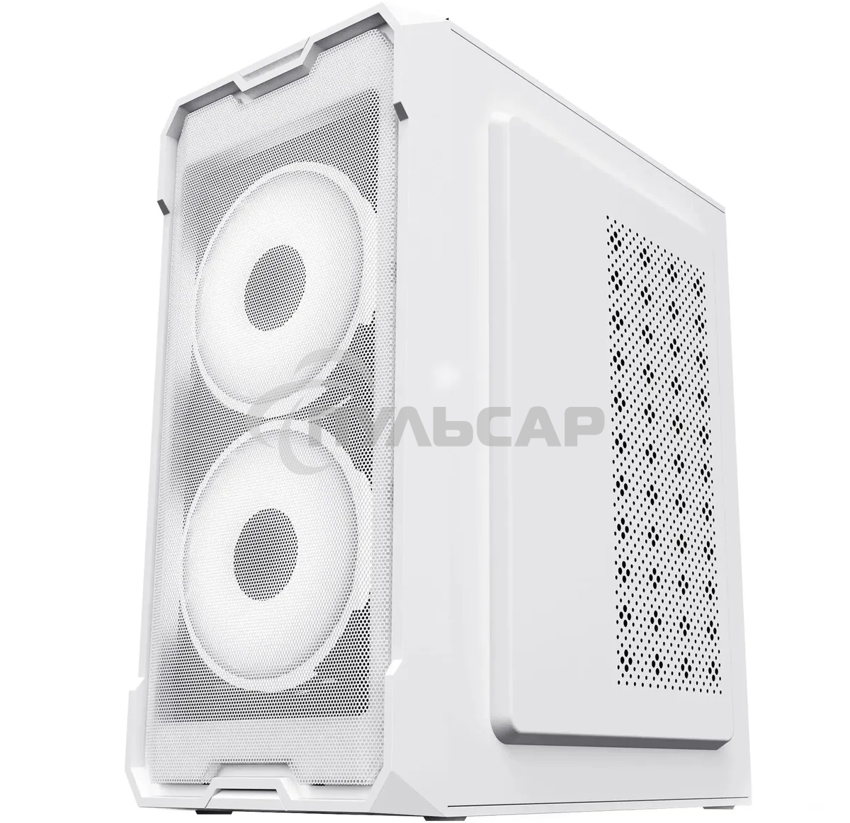 Компьютерный корпус Оклик OCC-MN302F белый без БП mATX 1xUSB 2.0 1xUSB 3.0 audio