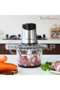 Измельчитель электрический Pullman PL-320, 1000Вт, 6 лезвий, стеклянная чаша 3 л