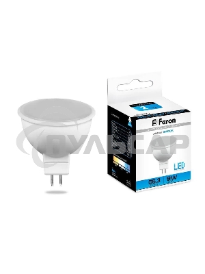 Лампа светодиодная Feron LB-560 9W 230V G5.3 6400K MR16