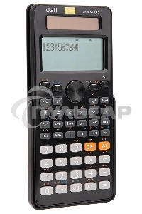 Калькулятор научный Deli ED82ES черный 10+2-разр.