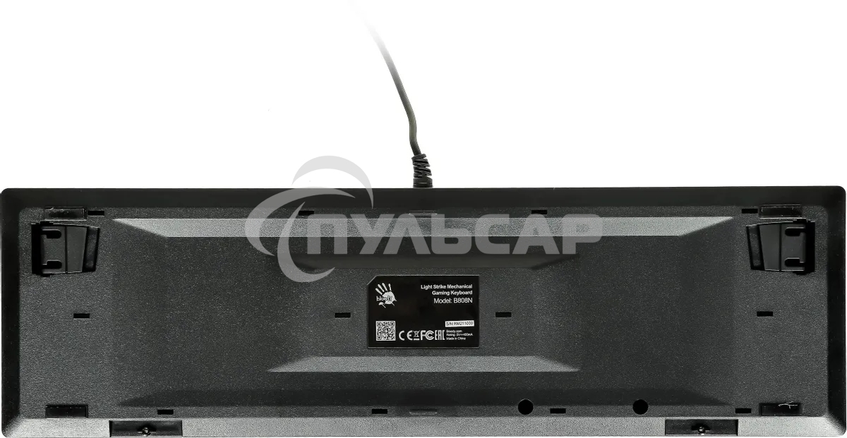 Клавиатура проводная A4Tech Bloody B808N USB черный/серый