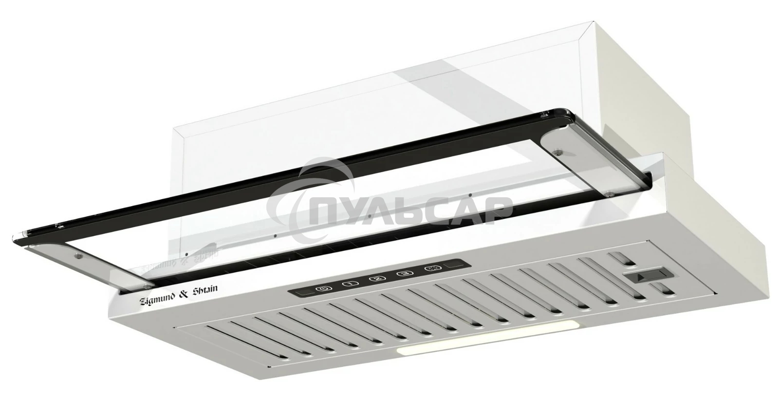 Вытяжка встраиваемая Zigmund & Shtain K 015.6 W белый, 60 см, 750 куб. м/ч, 52 дБ