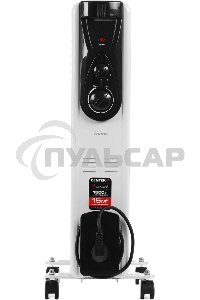 Обогреватель масляный Centek CT-6200 (7 секций) белый, 700/1000/1500 Вт, 15 м2, термостат
