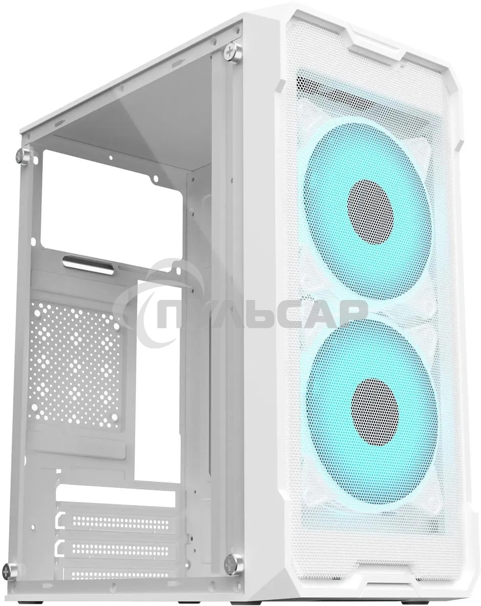 Компьютерный корпус Оклик OCC-MN302F белый без БП mATX 1xUSB 2.0 1xUSB 3.0 audio