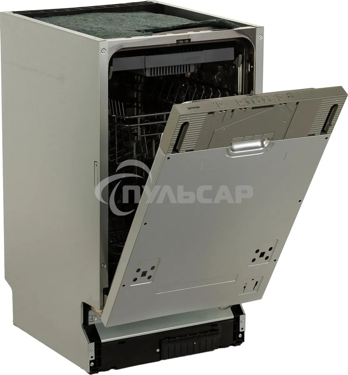 Встраиваемая посудомоечная машина Gorenje GV520E10S, черный, 44.8 см, 11 компл., 47 дБ, класс A++